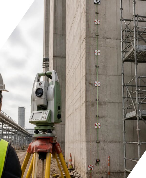 Контроль вертикальности сооружений в Мирном от 5055 р. | ЭкспертизаРоссия